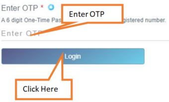 enter otp and click-on-login