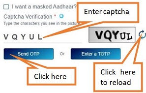 Enter captcha code