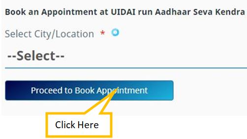 click on book appointment