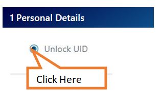 Click on unlock UID